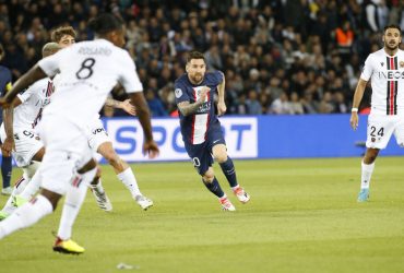 Messi saat laga PSG kontra OGC Nice