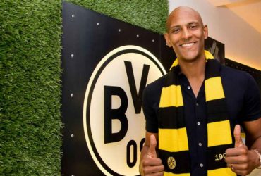 Sebastien Haller menjalani kemoterapi untuk melawan kanker testis. (Alexandre Simoes/Borussia Dortmund via Getty Images)