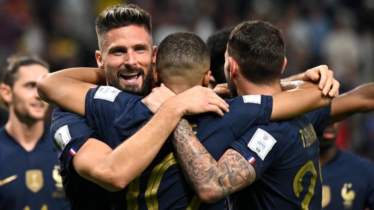 Supremasi Prancis sebgai juara bertahan di laga awal Piala Dunia 2022 kontra Australia. (Getty Images)