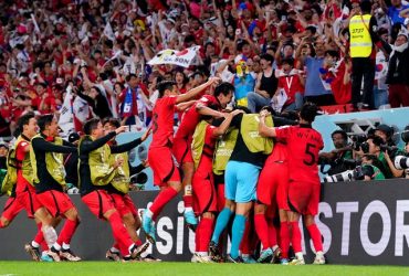 Determinasi tinggi Korea Selatan sejak awal laga sukses mengalahkan Portugal. (Skysports)