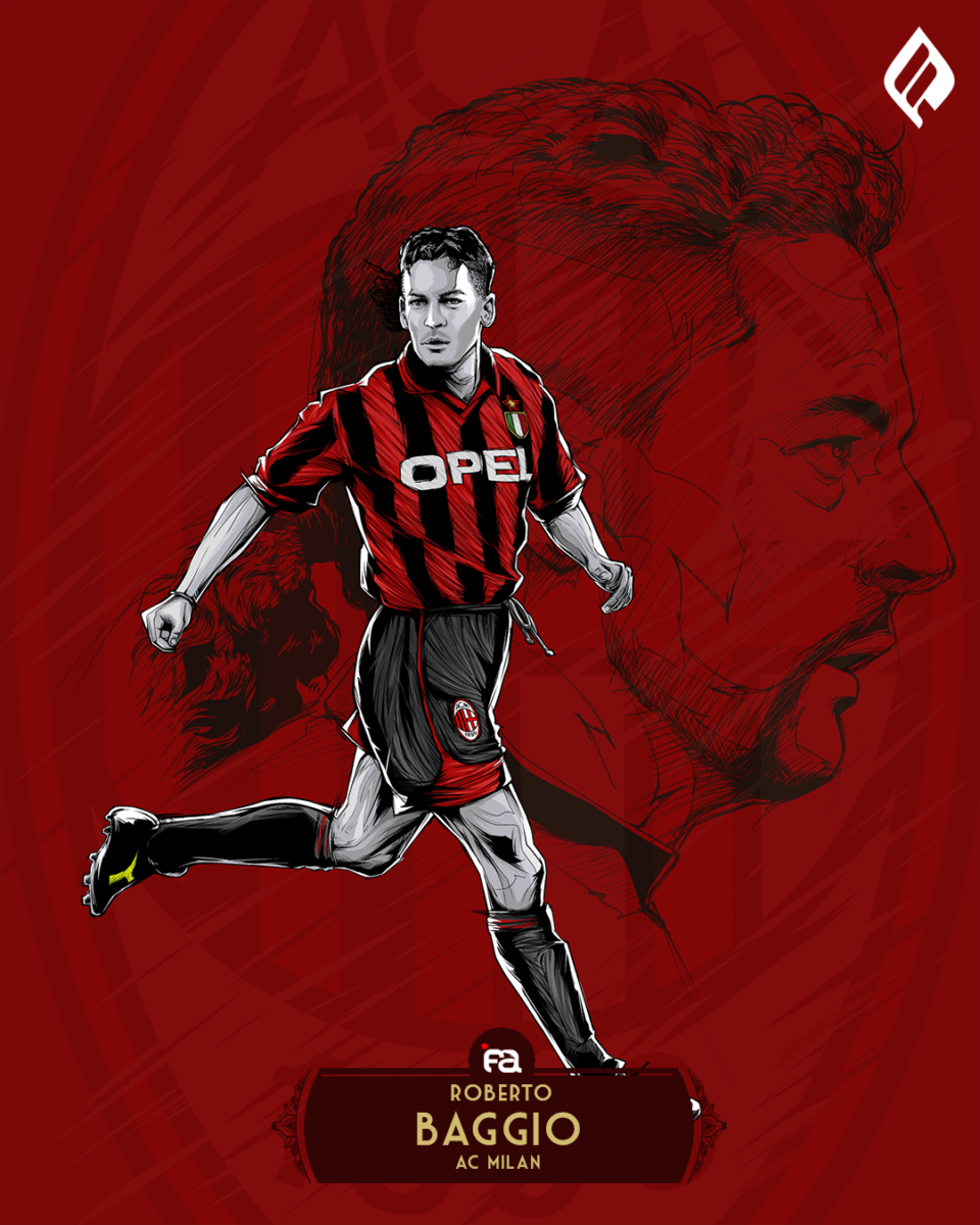 Baggio / AC Milan / Indonesian Football Artist - Fandom.id